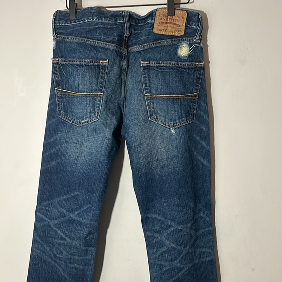 ABERCROMBIE & FITCH Original 5-Pocket Denim Lot 00257 - Size 30x30 VINTAGE - Picture 4 of 4